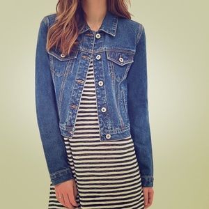 I love H81 an American brand denim jacket S/P